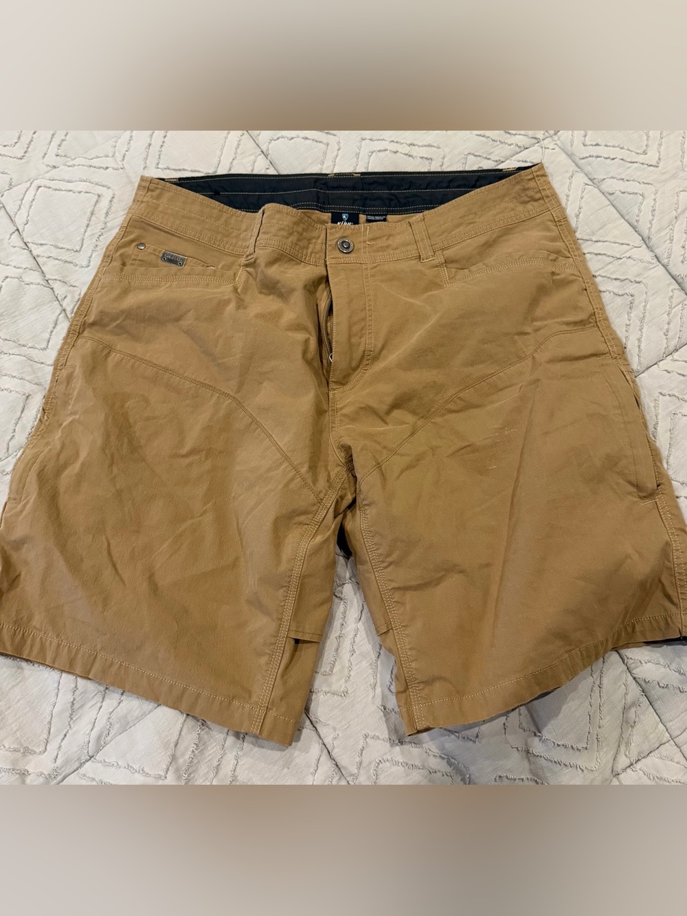 Kuhl Men's Tan Outdoor Performance Shorts